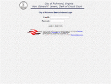 Tablet Screenshot of deeds.richmondgov.com